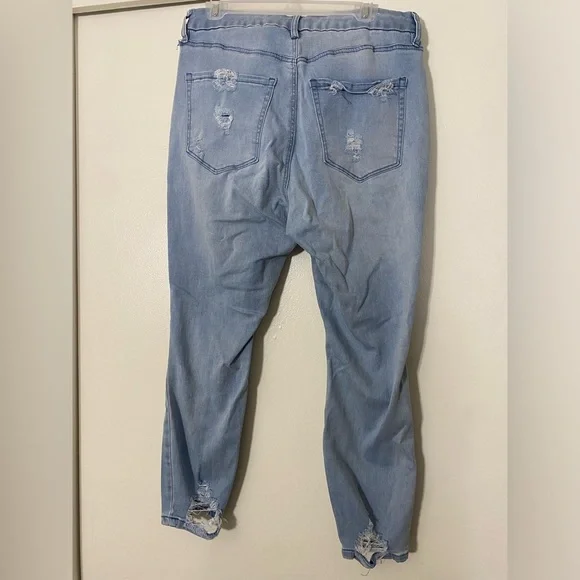 Rue21 Size 16 High Rise Light Blue Skinny Jeans - Picture 5 of 6